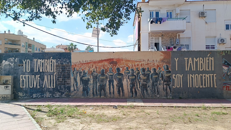 Grafiti soterramiento Murcia