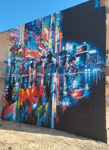 Graffiti "Luces de la Ciudad"