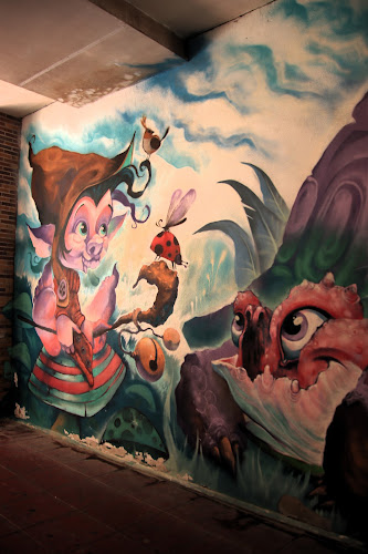 Mural artistico de Mr Chapu