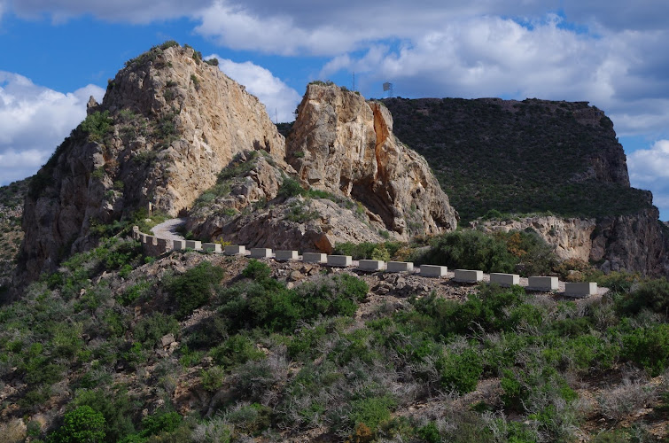 Batería de Aguilones, Escombreras