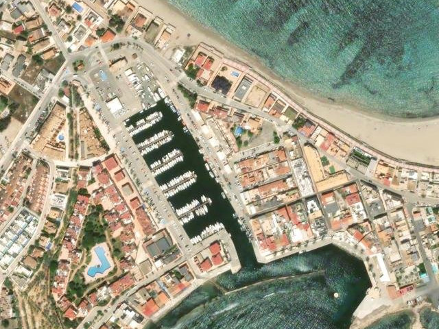 Casita junto puerto y la playa de Cabo de Palos