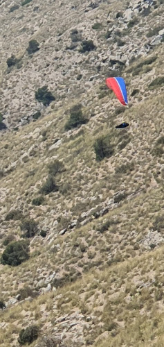 DESPEGUE PARAPENTE EL BUEY SUR BAJO