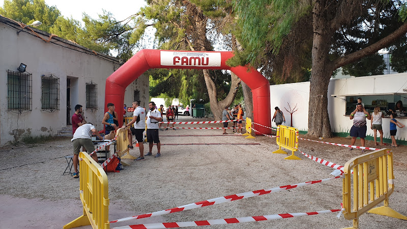 Salida y meta, carrera Dark Trail Cieza